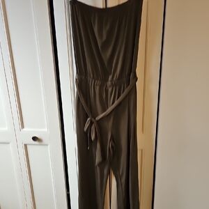 Chic Olive Green Jumpsuit